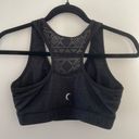 Zyia  Sports Bra Womens Medium Black Activewear Training Racerback Mesh Photo 1