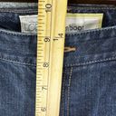 Loft Ann Taylor  jeans women 12 slim boot cut dark wash flap pockets Low rise Y2K Photo 4