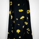 American Vintage Vintage Y2K Fairycore Yellow Sunflower Black Midi Skirt Size Medium Early 2000s Photo 0