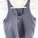 Lululemon  Align Ribbed High-Neck Tank Built In Shelf Bra Removable Cups Black 6 Photo 10