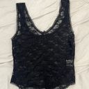 Brandy Melville black lace tank top Photo 0