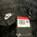 Nike  Belted Woven Track Jogger Pants in Black Swoosh Photo 12