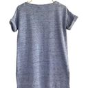 J.Jill  Blue Heathered Short Cuffed Sleeve Cotton Blend Sweatshirt Women Sz XSP Photo 7