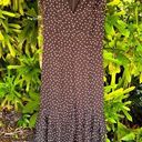 Tommy Hilfiger Midi Flutter Sleeve Flapper Style Polka Dot Dress. Photo 0