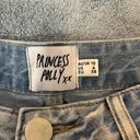 Princess Polly Light Wash Cuffed Mom Jean Shorts Photo 4