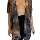 Mauve Tye Dye Oversized Kimono/Midi Duster(Size Small) Photo 0