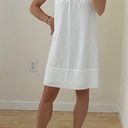 Oleg Cassini White High Neck Sheath Dress Size 2 Photo 2