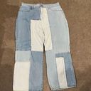 FashioNova Patchworked Jeans High Waisted  Photo 0