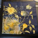 Salvatore Ferragamo  Blue & Yellow floral scarf Photo 5