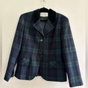 American Vintage  Summit Hill | Deadstock 100% Wool Plaid Tartan Blazer Photo 0