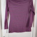 Matilda Jane Women Round Of Applause Purple Striped Tee Size M. 2796 Photo 1