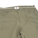 Eddie Bauer  Womens 16 PLUS Olive green crop nylon stretch water resistant pants Photo 5