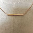 The Bar Gold tone pendant necklace Photo 2