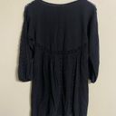 American Eagle  Black Babydoll Crochet Dress Liked Size XXS Photo 1