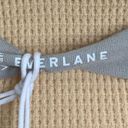 Everlane NWT  The Organic Cotton Waffle Henley Tee in Sesame Photo 4