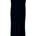 Vera Wang  Navy Corset Bust Removable Strap Long Gown size 6 Photo 6