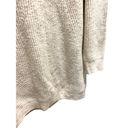 ZARA  Knit Chunky V Neck Sweater Dress Cream Size M Neutral Quiet Luxury Cozy Photo 5