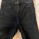 American Eagle Next Level Stretch Super High Rise Jegging Distressed Black 00Reg Photo 2