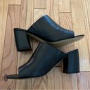 Marc Fisher  Women's Black Mules- Genuine Leather. Never worn! Size 9-1/2 Photo 0