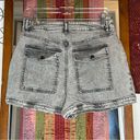 INC  Denim Exotic Escapes Black Acid Wash Shorts, Size 6/28 Photo 3