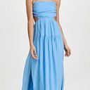 Rebecca Taylor  Wrap Back Maxi Dress in Azul Blue, Size 16 New w/Tag Retail $525 Photo 7