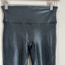 Spanx  Faux Leather Pebbled Textured Croc Leggings Size Small Photo 4