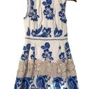 Alexis  Dress Women's XS Farah Blue Floral embroidery & crochet Photo 1