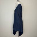 Sejour Silk Blend Blue Heather Knit Poncho Women’s Sweater Size 1X Photo 3