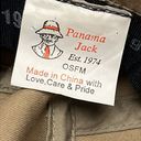 Panama Jack  Tan and Cream Protective Bucket Hat with Raffia Ribbon Rim OSFM Photo 7