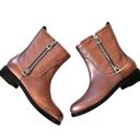 Jimmy Choo NEW  DONDO Moto Boots size 38.5 in Rosewood Photo 1