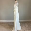 Laundry by Shelli Segal  Women's Formal Dress Size 10 White Backless Long Gown Photo 5