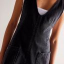 Free People We The Free High Roller Skirtall Mineral Black Denim Size Small NWT Photo 2