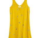 Popsugar  Yellow Floral‎ Button Front Dress Size Medium Photo 0