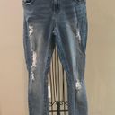 Refuge Light Wash Distressed Denim Jeans Photo 0