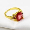 Red Crystal Ring Photo 0