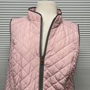 Charter Club M //  NWT Pink Stand Up Collar Zip Up Quilted Vest Photo 4