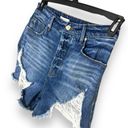 Good American  High Rise Boho Distressed Shorts - Size 4/27 Photo 2