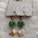 Urban Outfitters heart shape with butterfly earrings, new Photo 0