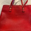 Henri Bendel ‎ Bright Red Hobo Crossbody Bag Photo 5