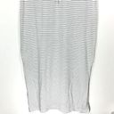 VERO MODA New  Striped Knit Henley Daina Dress Sleeveless Tie Waist Maxi White Photo 6