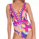 Trina Turk New!  Sevilla Plunge One-Piece Swimsuit Photo 0