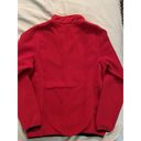 NFL Team Apparel Women's Tampa Bay Buccaneers Jacket Size Small & Medium Fleece Red 1/4 Zip EUC Photo 5