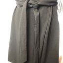 Adrianna Papell  Faux Wrap Tuxedo Dress Size 10 Black Formal Cocktail Wedding$139 Photo 4