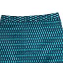 Tommy Hilfiger  Pencil Skirt Size 6 Navy Turquoise Pattern Cotton Stretch 30X20 Photo 1