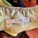 Victoria's Secret VSX Sport Bra Zipper Front Close Lime Green 34c Photo 3