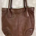 The Sak  Pink Label Brown Pebble Leather Tote Carry all Shopper Shoulder Bag Photo 1