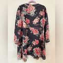 Solitaire Brown Floral Open Cardigan NWOT Photo 4