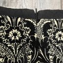 Karen Kane Vintage  1990s Black and Ivory Damask Mini Skirt Size 4 Photo 4