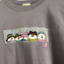 Lee Oversized Vintage Purple Snowmen Crewneck Photo 2