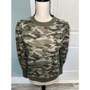 Banana Republic  Camo puff shoulder pullover sweatshirt size XS Photo 1